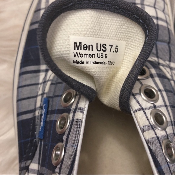 SOLD 🛹 VANS Era Plaid Sneakers (9 Women/7.5 Men) - Picture 3 of 8